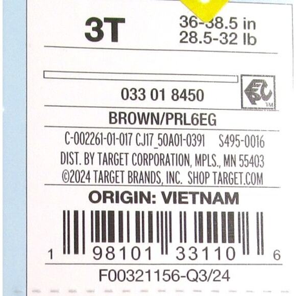 Cat & Jack Boy's Shirt Size 3T Brown Ribbed Knit Chest Pocket Long Sleeves - Picture 5 of 5